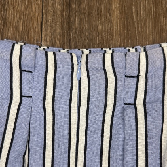 Zara A-Line Skirt in Blue and White Stripes Women’s XS - Picture 10 of 12